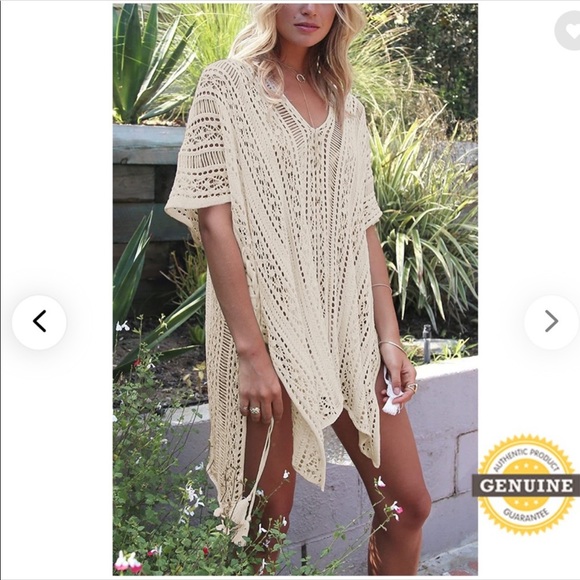 wander agio Other - NWOT Wander Agio Crochet swimsuit cover up 🤎